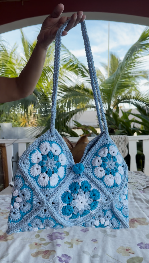 Sac Ciel Doux – Sac Crochet Floral