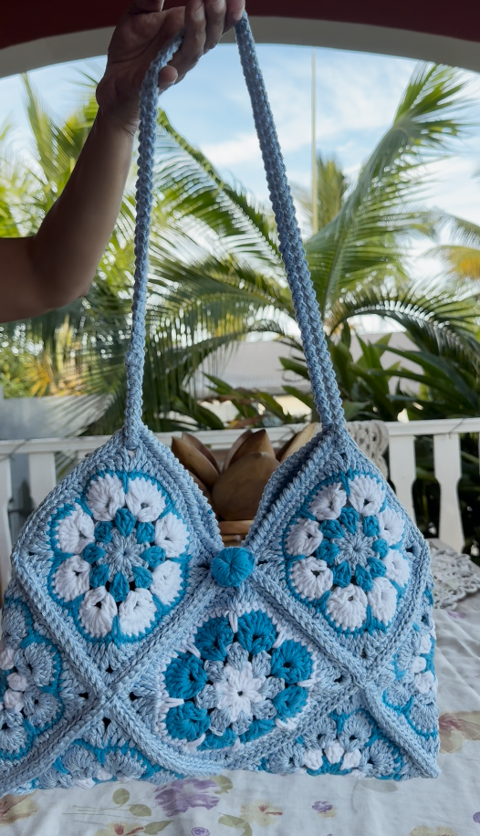 Sac Ciel Doux – Sac Crochet Floral